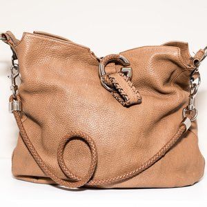 Gucci - Hobo Pebbled Slouchy Brown Leather Shoulder Bag (Authentic)
